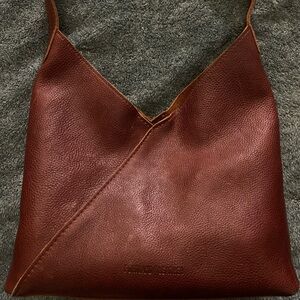 Portland Leather Naomi large tote nutmeg